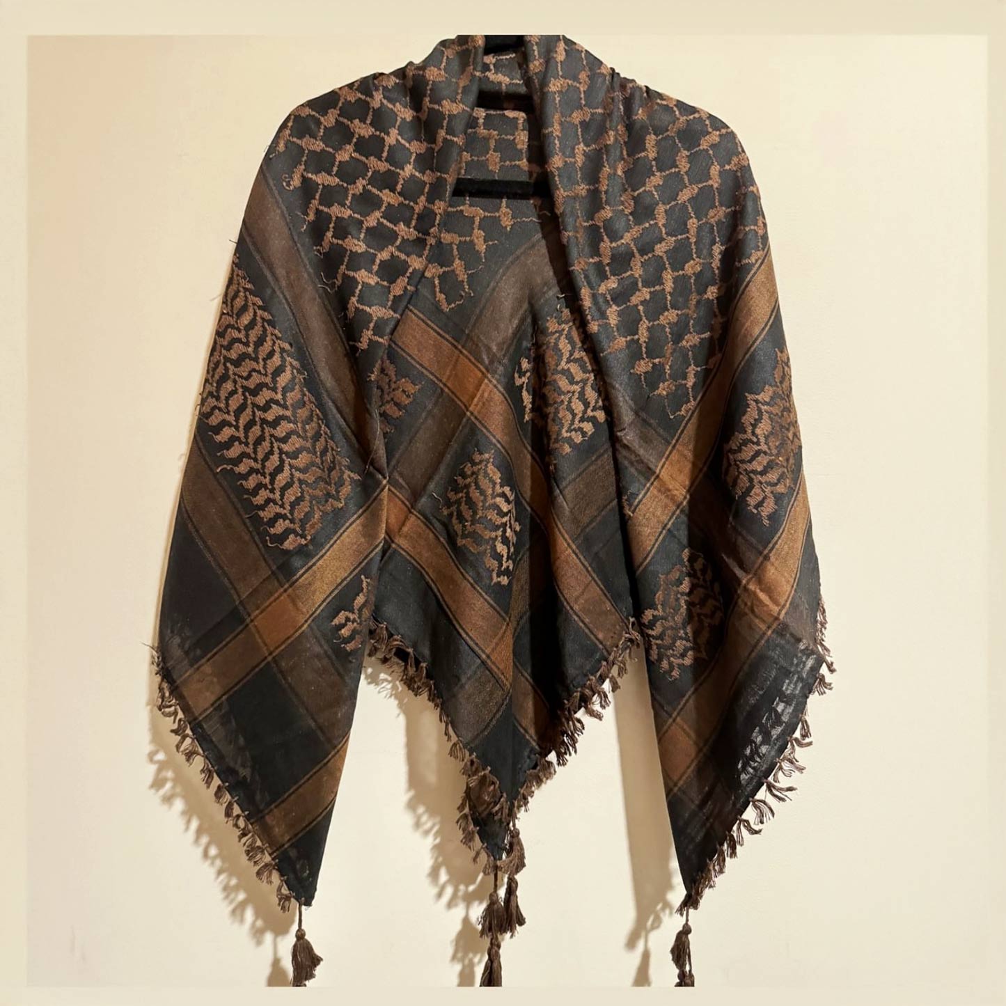 brown-and-black-keffiyeh