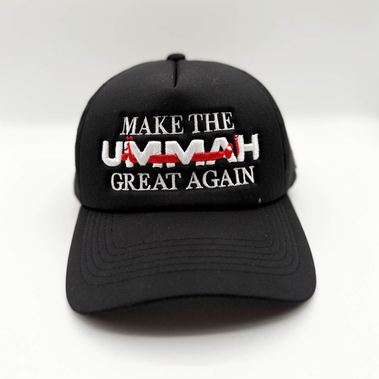Make The Ummah Great Again – Black Trucker Hat for men