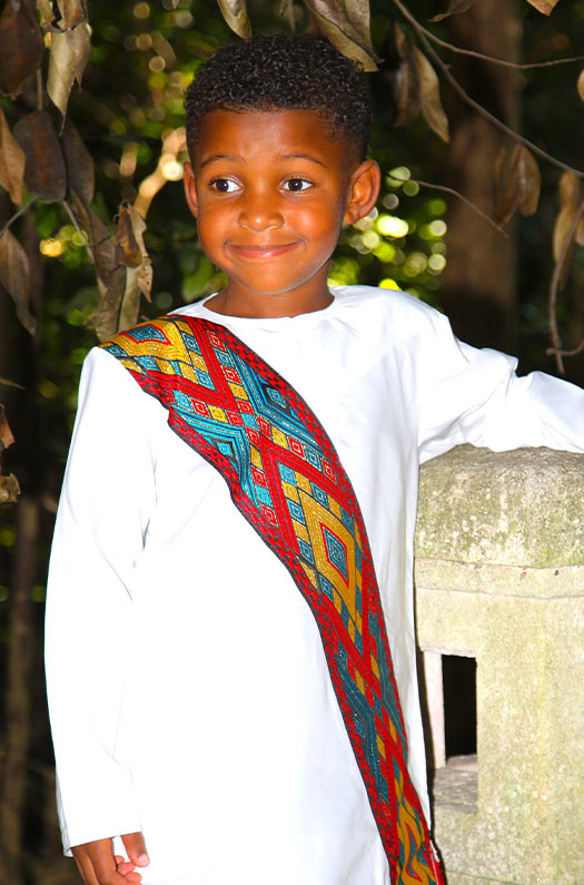 white-royal-kinshasa-for-youth-with-habasha-sash