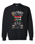 gold-one-love-mural-art-black-crewneck-special-edition
