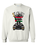 gold-one-love-mural-art-White-crewneck-special-edition