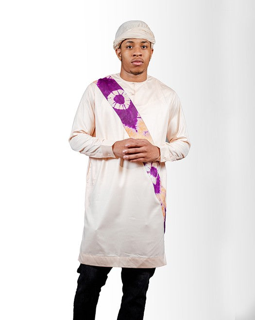beige-royal-kinshasa-for-men-with-taidai-sash