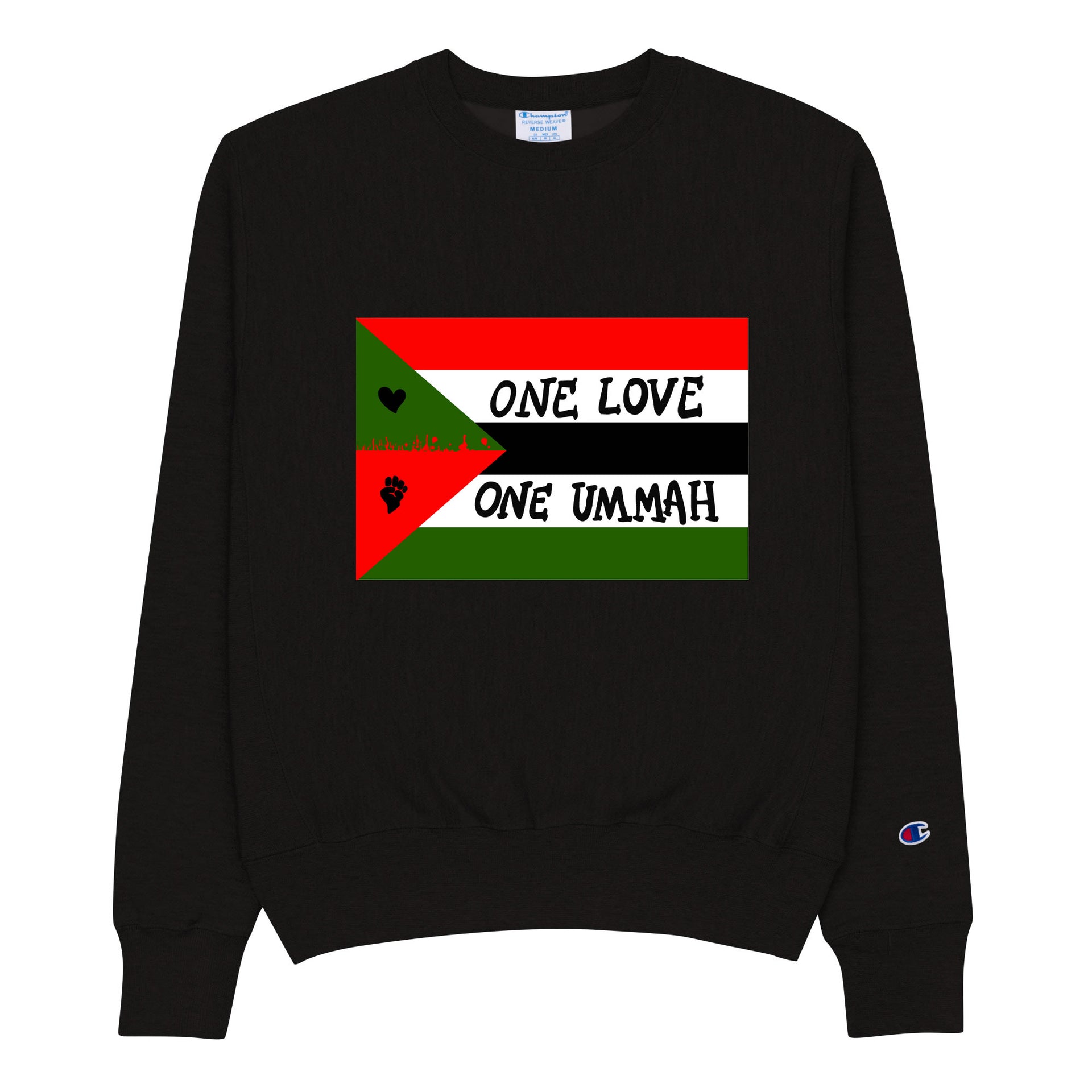 “Freedom Flag" Black Crewneck