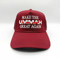 Make the Ummah Great Again-Burgundy Trucker Hat for men