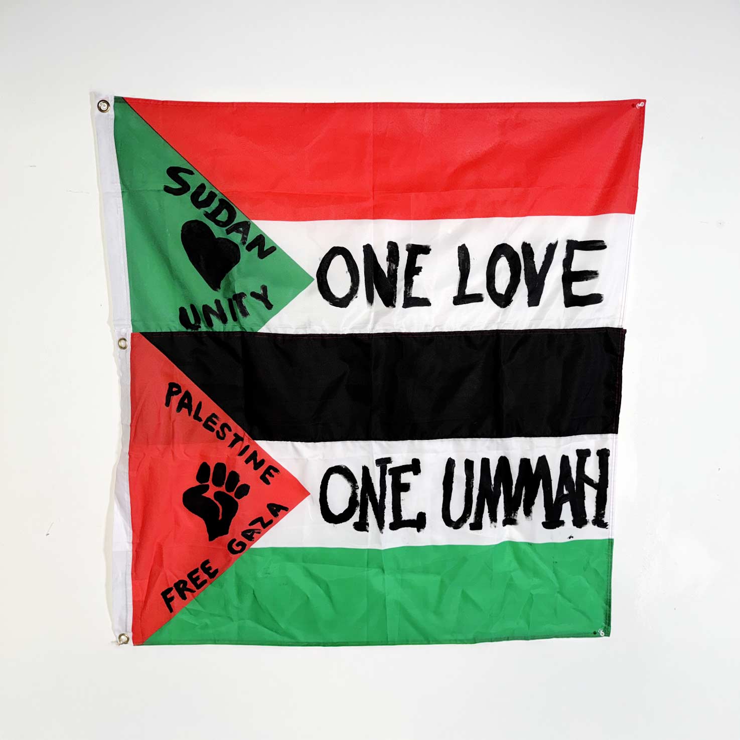 "Freedom Flag" One Love & One Ummah {2x3}
