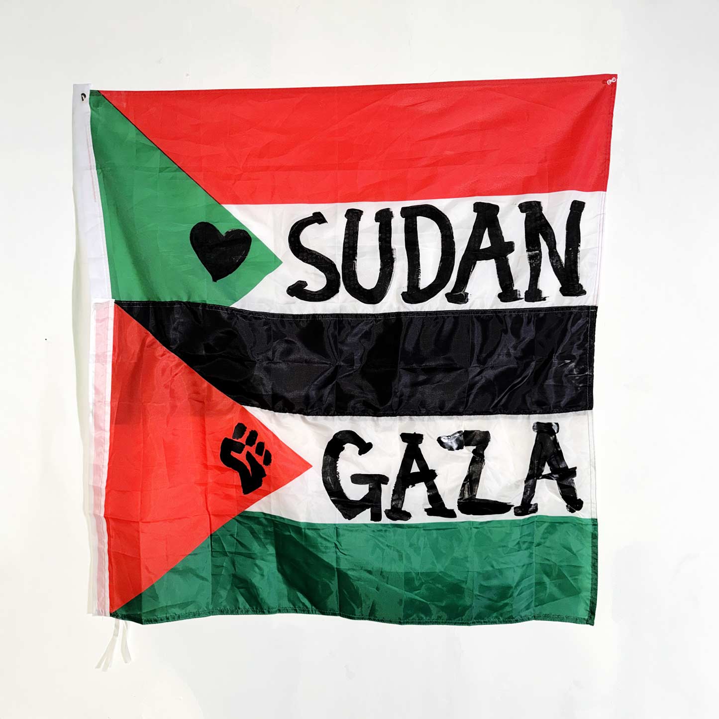 Sudan & Gaza Freedom Flag {2x3}