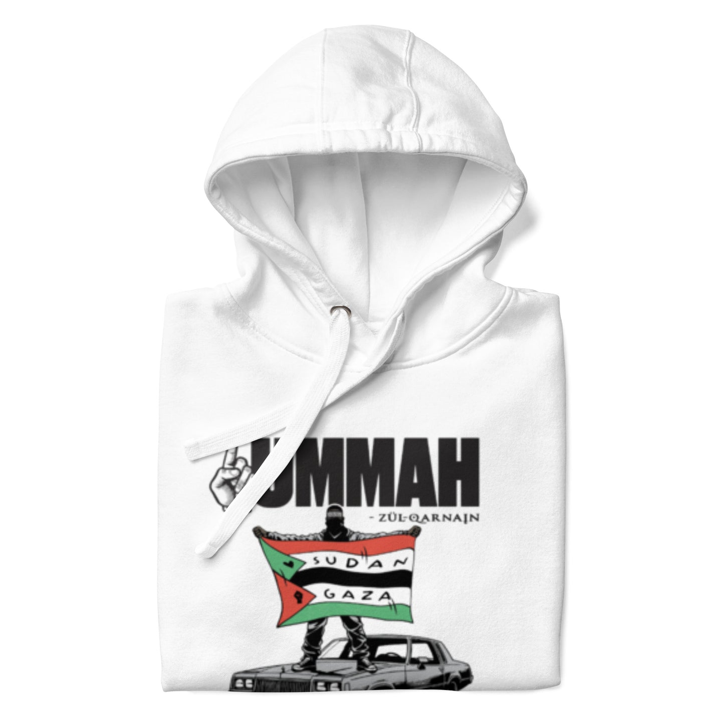 Hoodie | One Ummah {No Face Kalimah Bandana}