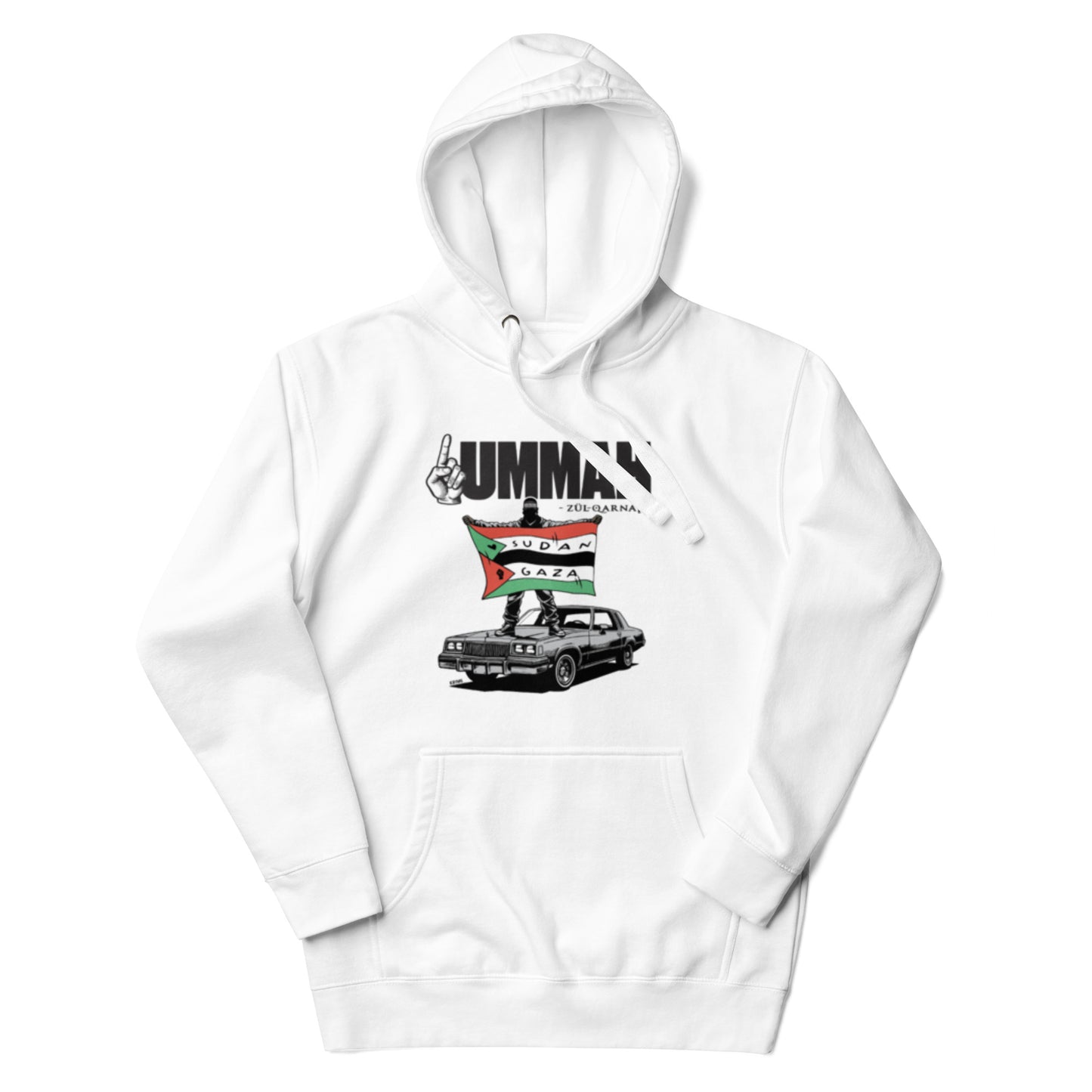 Hoodie | One Ummah {No Face Kalimah Bandana}